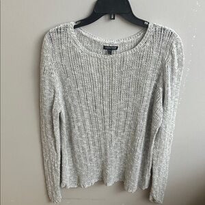 Eileen Fisher Light Gray Knit Pullover